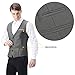 Zicac Men's Top Designed Casual Slim Fit Skinny Dress Vest Waistcoat (L,Gray)