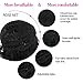 KRSI Women's Short Curly Synthetic Wigs With Air Bangs Natural Black/Brown Wigs for Black Women Heat Resistant Custom Cosplay Party Full Wigs 14inch