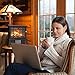 OPOLAR Mini Portable Electric Fireplace Heater, Small Desktop Space Heater with Realistic Log Fuel Effect, Space-Saving, Over-Heating Protection, A Perfect Decoration for Home Office-500W