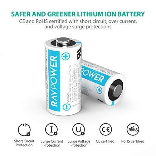 5 Batteries+RAVPower+Non+Rechargeable+Flashlight+Microphones