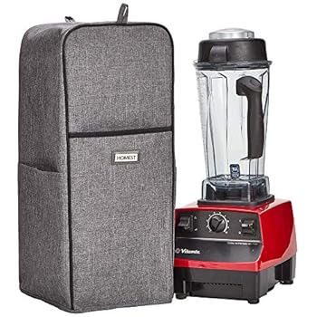 HOMEST Blender Dust Cover with Accessory Pocket Compatible with Vitamix Classic C-series 5200, Turboblend, Grey (Patent Pending)