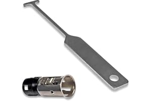 Merdege Car Cigarette Lighter Socket, Cigarette Lighter Splitter, Replacement 25776667 J42059 25774623, Compatible with GM Models (Silver)