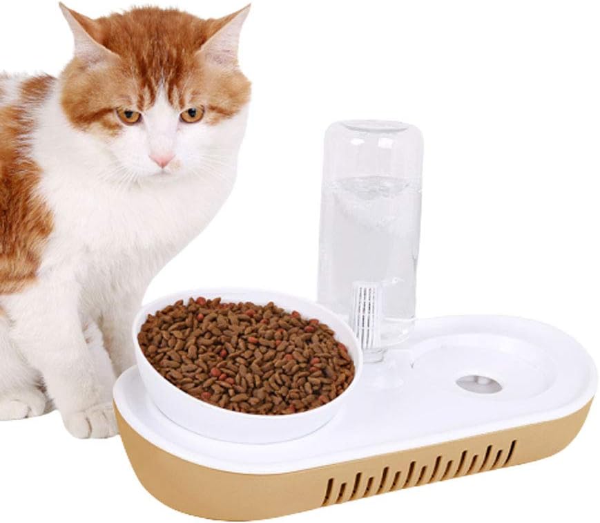 double automatic cat feeder