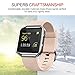 Fitbit Blaze Accessories Classic Band Large, UMTele Soft Silicone Replacement Sport Strap Band with Quick Release Pins for Fitbit Blaze Smart Fitness Watch Nude, Frame Not Included (6.7