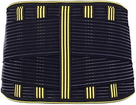 Housefar Fitness Belt - Prevent Muscle Strain During Exercise, Waist Trimmer - Relieve Back Pain, Unisex - Fits Waist 41~44 Inch - (XL)