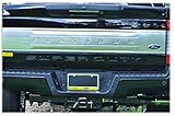 TufSkinz | Tailgate Letter Inserts - Fits 2017-19 Ford Super Duty(Matte Black)