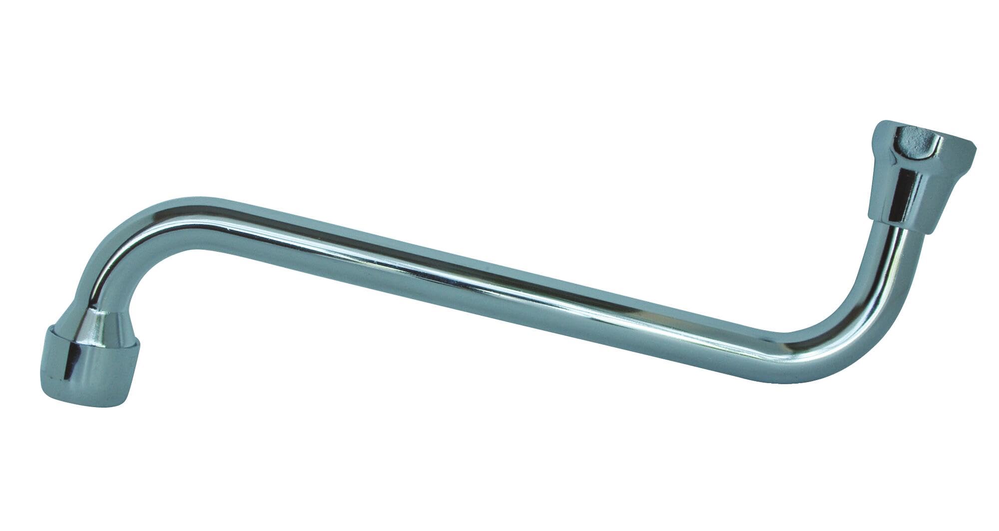 SOMATHERM FOR YOU, Spout 15/21 with Aerator, Length 150 mm, Chrome, for Sanitary Water, Suitable for hot and Cold Water, Ideal for Modern Fittings