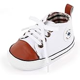 KKIIDDSS Unisex Baby Girls Boys Canvas High-top Shoes, Newborn Infant Anti-Slip Soft Sole Frist Walking Breathable Sneakers