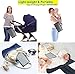 Homlynn Baby Portable Changing Pad, Diaper Bag Changing Pad Station, Machine-Washable Waterproof & Foldable for Anywhere Use(Grey)