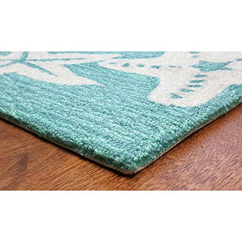 Liora Manne Capri Indoor Outdoor Rug Nautical, Coastal Beach Theme, Tropical Décor