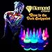 Diamond Driven Body Glow in Dark Paint Blacklight Face and Body Paint UV, Acrylic Glow Paint 60ml 2.02oz - Set of 12 Tubes - Neon Fluorescent