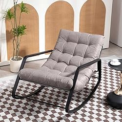 WQSLHX Outdoor Patio Rocking Chair, Indoor Lounge