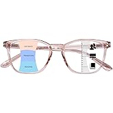 ZESAKER Progressive Multifocus Reading Glasses Women Men Blue Light Blocking Computer Readers Spring Hinges Eyeglasses