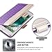 iPhone 8 Plus Case,iPhone 7 Plus Case, WWW [ Mirror Series] RFID-Resisting PU Leather Case Kickstand Flip Case with Card Slots and Mirror for iPhone 7 Plus/8 plus Purple