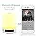 Volare-HK Dimmable Touch Control LED Night Lights with Bluetooth 4.0 Speaker
