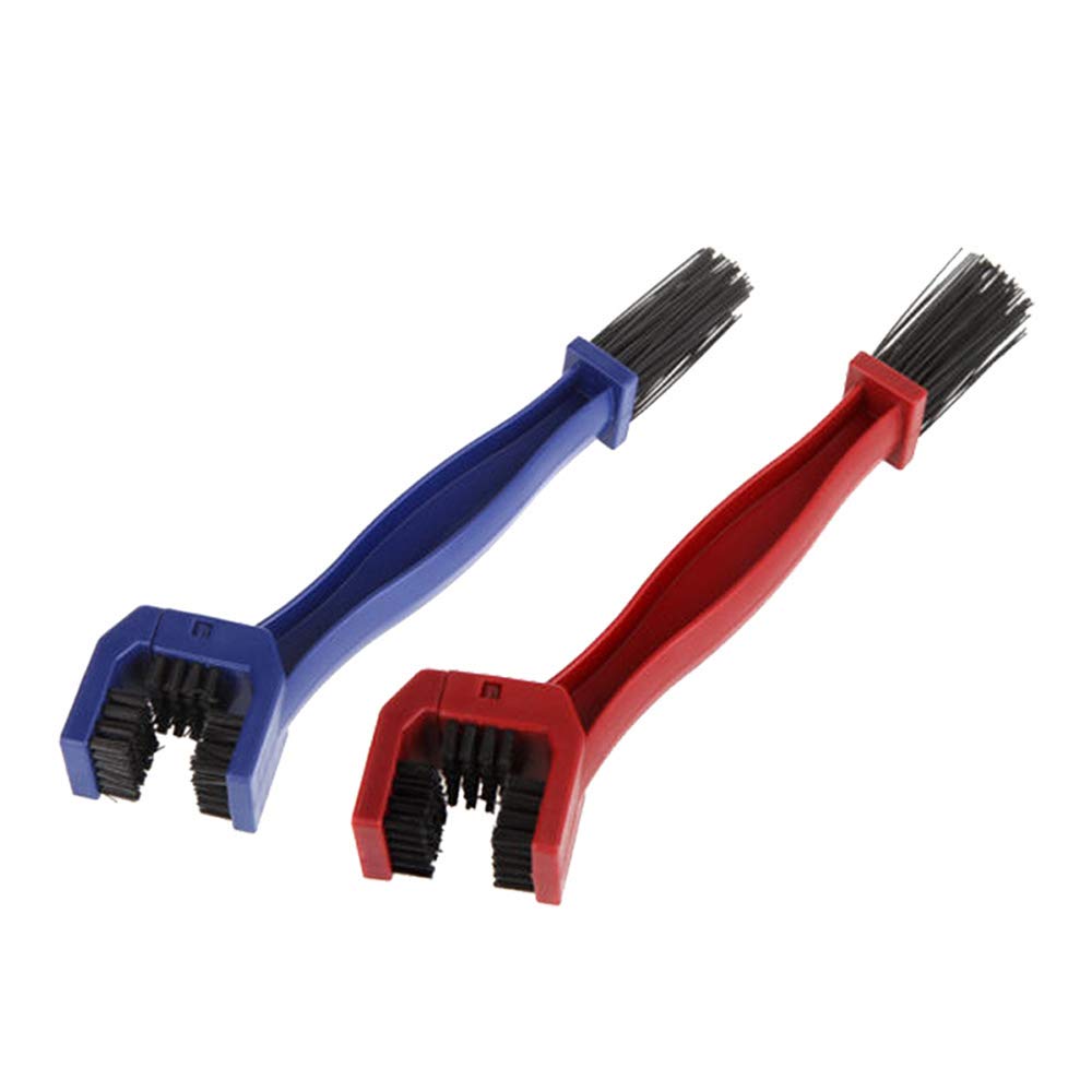 2Pcs Motorbike Chain Cleaner Bike Chain Cleaner Plastic Motorcycle Chain Clean Brush Gear Grunge Brush Cleaner Outdoor Cleaners Bikes Scrubber Tools