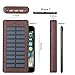 Solar Charger Power Bank 24000mah Huge Capacity Portable Charger 3 Output Ports (2A+2A+1A) Backup Battery Pack for iPhone iPad Samsung HTC Cellphones Tablet and More