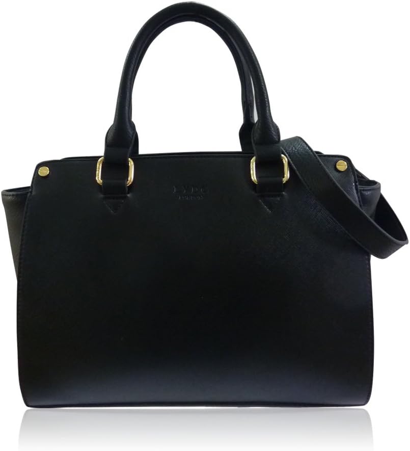 LYDC Parsons Green Tote Shoulder Bag in Black