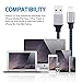 iPhone Charger, Atill Lightning Cable 3Pack 10FT Nylon Braided iPhone 8Pin Lightning Charging & Sync Charger Cord for iPhone7 7Plus 6s 6sPlus 6 6Plus SE 5 5S 5C iPad iPod & More (BlackBlue)