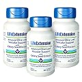 Life Extension Advanced Olive Leaf Vascular Support with Celery Seed Extract 60 Vegetarian Capsules - 3-Pak