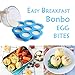 Bonbo Instant Pot Silicone Egg Bites Molds Fits 5,6,8 qt Pressure Cooker, Reusable Storage Container & Freezer Tray with Lid and 2 Baby Spoons