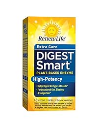 Renew Life Digest Smart Suplemento de dieta de cuidado crítico, 15613, 1