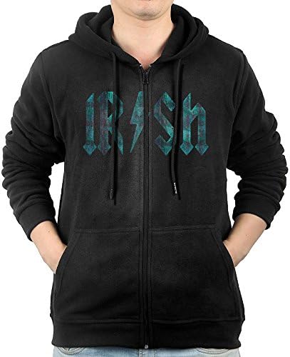 NHTRGB Irish Rockstar Man Unique Urban Zipper First Quality Baseball Hoodies
