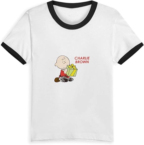 Amazon Co Jp Tシャツ チャーリー ブラウン 子供服 ティーシャツ 半袖 幼児 キッズ 長袖上着 通学 綿100 コットン 丸襟 柔らかい 可愛い 快適 カットソー トップス 薄手 プリント 2 6歳 服 ファッション小物