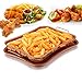 Gelinzon Copper Crisper Tray Oven Air Fryer Pan (Rhombus)