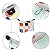 Parateck Zipper Closure Waterproof Makeup Bag Cosmetic Pouch Travel Bag Tote for Women Girls (White)