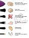 Makeup Brushes Set of 12- Great Gift for her- Makeup Brushes with Blender Sponge & Brush Egg by Veeve Cosmetics