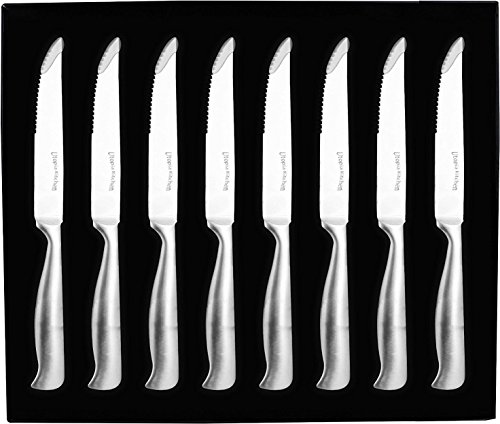 8 pieces stainless-steel kitchen steak knife - professi…