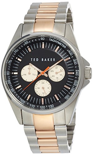 Ted Baker Men's TE3052 Round Two-Tone Stainless Steel Watch