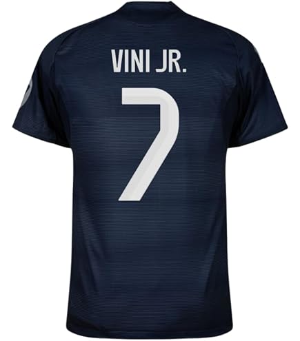 Amazon.com: RM Vini Jr #7 Grey 3rd Kit Soccer Jersey for Men Fan