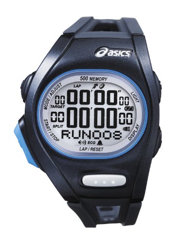 Asics Women's Race CQAR0102 Silver Plastic Quartz Watch with Digital Dial