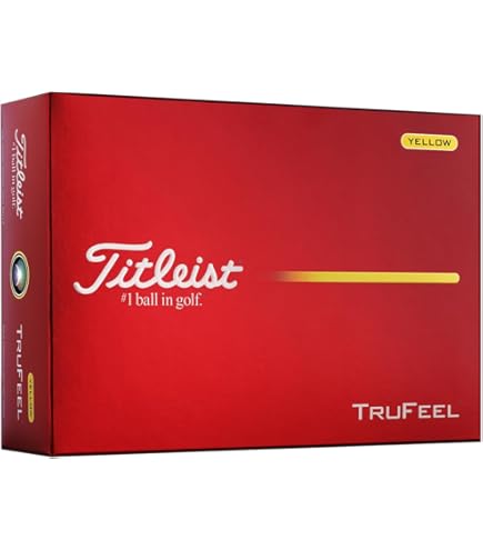Amazon.com : Titleist TruFeel Golf Balls, Matte Red, (One Dozen