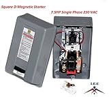 SQUARE D MAGNETIC STARTER CONRTROL ELECTRIC MOTOR 8911DPSG42V09 7.5HP 1-PH 230V