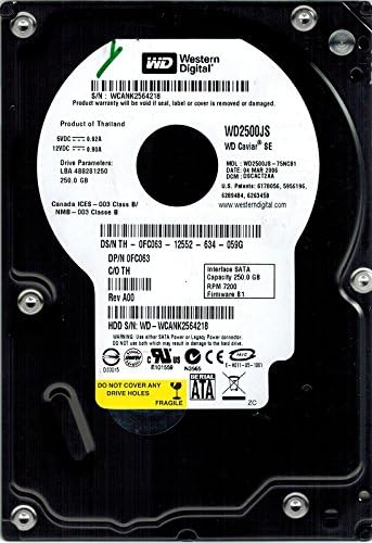 wdc wd2500js