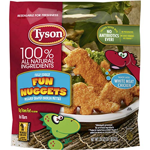 Tyson Fully Cooked Fun Dinosaur Chicken Nuggets