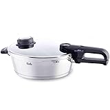 Fissler vitaquick premium Pressure-Skillet, Pressure-Cooker with Lid (2.7 Qt., 8.5”) Induction, silver (620-301-02-0090)