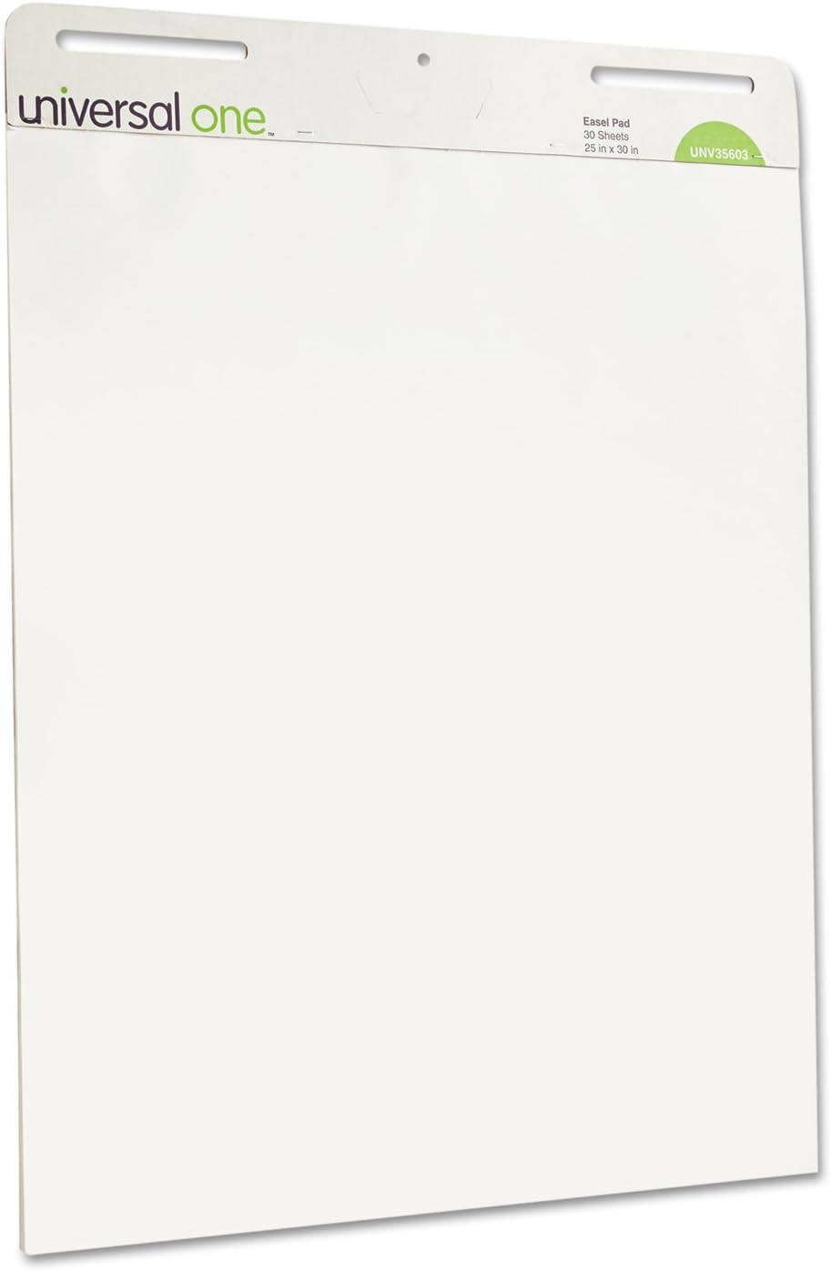 Universal - Self-Stick Easel Pads, Unruled, 25 x 30, White, Two 30-Sheet Pads/pack - Pack of 5
