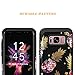Samsung S8 Cases,S8 Cases with Pineapple,Fingic Floral Pineapple&Star Black Phone Cover 2 in 1 Slim Hybrid Anti-Scratch Protective Case for Women Girls Cover for Samsung Galaxy s8 2017 ONLY,Black