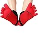 ME.FAN Men's 6 Pack Toe Socks Cotton 5 Finger Five Finger Running Socks Size: 6-12