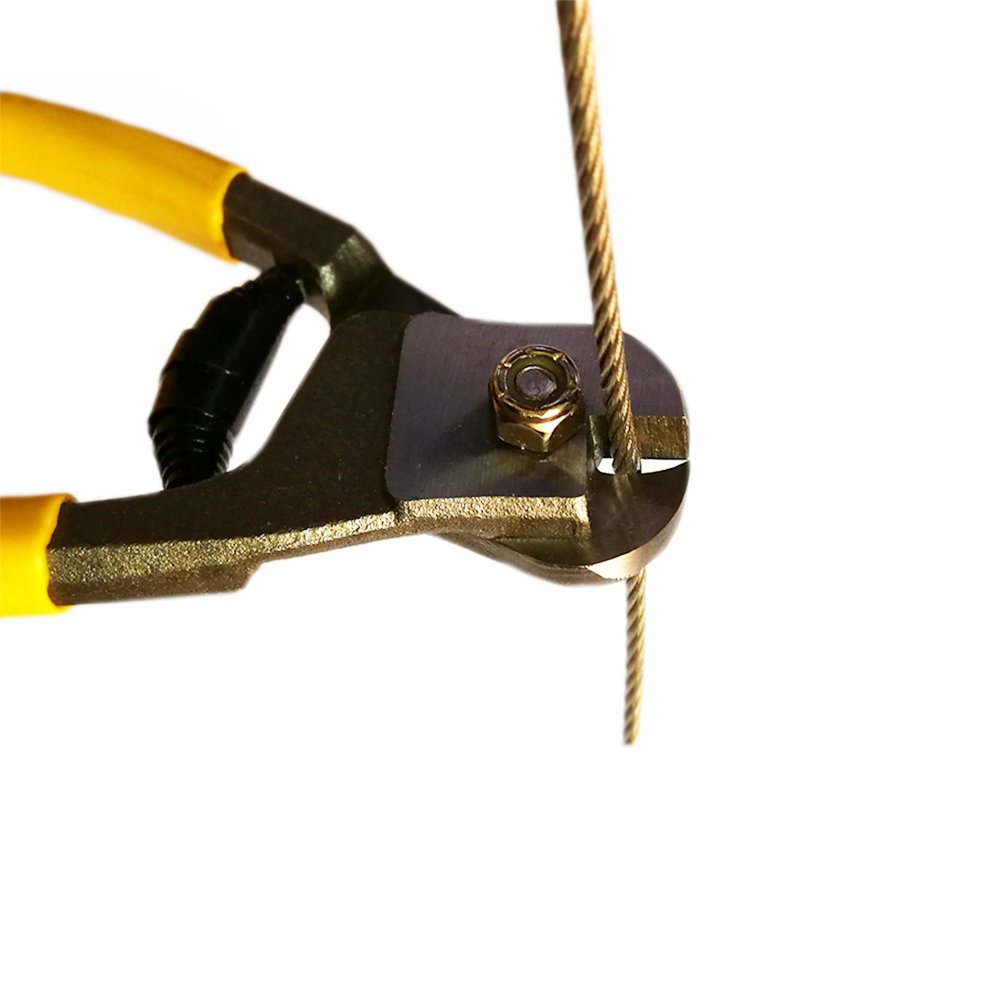 Hetai Heavy Duty Wire Cutters Steel Cable Cutter Wire Rope Cutter Aircraft Bicycle Cable Cutter,Up to 5/32"