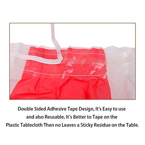 JINSEY 4 Pack Red and White Striped Table Skirt Carnival Circus Theme Party Decorations & Suppliers