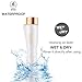 Facial Hair Removal for Women, KopBeau Flawless Painless Hair Remover Waterproof with Replacement Head, Build-in Led Light