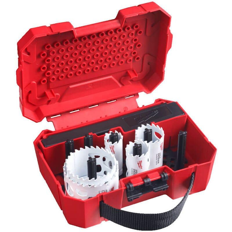 Milwaukee Hole Dolzer Bi-Metal Hole Saw, 10 Piece Set 49224201
