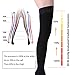MGANG Medical 20-30 mmHg Compression Stockings for Women & Men, Pair, Thigh High Graduated Compression Socks, Closed Toe, Opaque, Support for Varicose Veins, Edema, DVT, Swelling, Flight, Black M