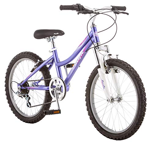 Pacific Tide Girl's wheel mountain bike, 20-Inch, Purple - Thumbnail 2