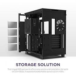NZXT H9 Flow Dual-Chamber ATX Mid-Tower PC Gaming